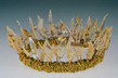 "coronet" glass crown by artist vivienne bell